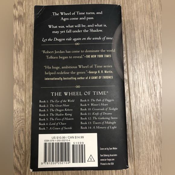 Wheel of Time by Robert Jordan Bookset 7-9 - Picture 10 of 10